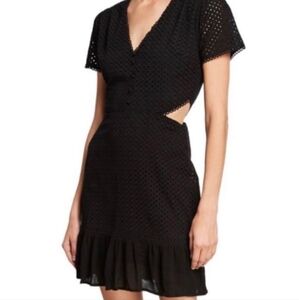 Lost + Wander Black Cutout Dress0